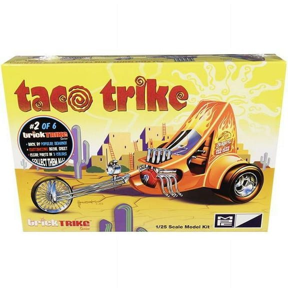 MPC MPC893 Skill 2 Model Kit Taco Trike Trick Trikes Series 1-25 Scale Model