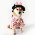 thumbnail image 6 of 1 Set Pet Clothes Fashionable Printing Dog Clothing Set Fastener Tape Comfortable Pet Outfits Pet Supplies-L,Pink, 6 of 8