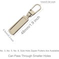 thumbnail image 4 of Wolfrail Zipper Pull Replacement for Small Holes Zipper, Detachable Zipper Tab Repair for Clothing Jackets Boots, 4 of 5
