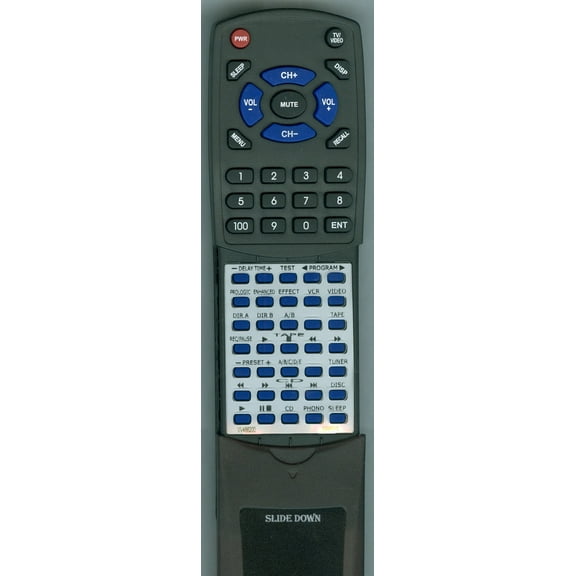 Replacement Remote for YAMAHA VV486200, RTVV486200, RAV2, RXV392, RV502