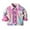 Pink, variant on Zwiiyzr Trendy Kids Coat Boys Girls Tie-Dye Jacket Thick Coat Denim Clothes Children Jacket Outwear Long Sleeve Baby Winter Clothes Pink