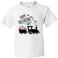 thumbnail image 3 of Inktastic Happy Valentine's Day Train Youth T-Shirt, 3 of 5