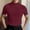 #Wine, variant on DPTALR Men's Summer Fashion Knit Solid Color Crew Neck Casual Short Sleeve Top,White,XXXL