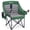 Green, variant on ABORON Folding Camping Chair, Oversized Heavy Duty 600 lbs Padded Lawn Chair for Adults, Portable Outdoor Chair with Hands-Free Phone Holder, Black
