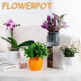 thumbnail image 2 of Transparent Spirals Pattern Flower Pot Good Air-Permeability Plant Pot for Home Garden, 2 of 4
