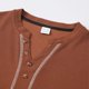 thumbnail image 4 of pstuiky camisetas para hombre, Camisa informal de verano para hombre, de manga corta, color liso, con cuello en V y bolsillo ropa de hombre m, 4 of 7