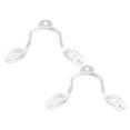 thumbnail image 3 of 2 Almohadillas para La Nariz para Gafas en Forma de U, Almohadillas de Soporte para La Nariz para Puente, Transparentes, Herramienta de Fijación para 28mm x 22mm, 3 of 8