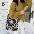 thumbnail image 3 of Women's Shopping Bag Large Ladies Canvas Shoulder Bags Tote Shopper Eco Reusable Bag Floral Handbag for Women, 3 of 4