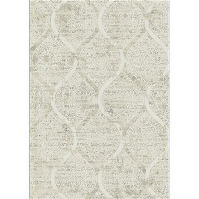 Dynamic Rugs QU6926190100 Quartz Traditional Rectangle Rug, Ivory - 5 ft. 3 in. x 7 ft. 7 in.
