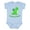 AE-Light Blue, variant on Daddy's Lil' Dragon Cute Green Dragon Boys or Girls Baby Bodysuit