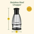 thumbnail image 2 of Stainless Steel Chopper with Easy Push Handle, Dishwasher Safe, Limited  Warranty, 2 of 4
