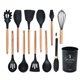 thumbnail image 1 of Juego de utensilios de cocina, utensilios de cocina de silicona antiadherentes, juego de utensilios de cocina resistentes al calor Zhivalor  Utensilios de Cocina, 1 of 6