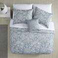 thumbnail image 2 of Modern Threads Olivia 8-Piece Reversible Adult Unisex Bed in a Bag, Gray Floral, King, 2 of 8