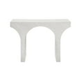 thumbnail image 6 of Meridian Furniture Pomezia White Marble Finish Console Table, 6 of 7