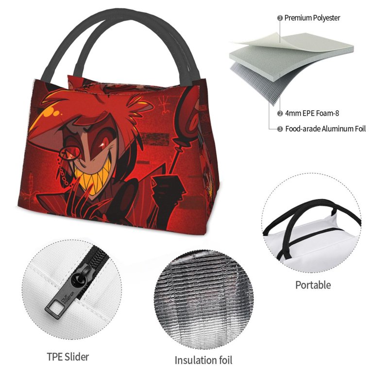 Wulachaka Hazbin Hotel, borsa per il pranzo con stampa 3D a tema anime