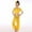 Yellow, variant on Children Girl Outfits Short Sleeve Crop Top And Mesh Pants Belly Dance Fashion Sets With Tassels For Stage Performance,Hot Pink,6-7 Years