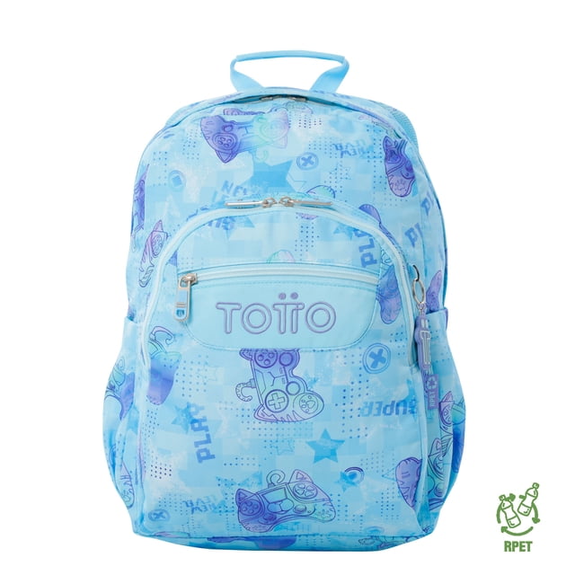 TOTTO Mochila Escolar Grande para Niña Porta Laptop 14 Repelente a Líquidos | 20 L ACUARELA