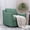 Blackish Green + Primary Living Space + Modern + Foam + Burlap, variant on 360 Degree Swivel Armchair Cotton linen skin-friendly fabric Ergonomic design Brass nail decorative armchair Living room chairs Bedroom chairs Living room chairs Black legs Suitable for indoor homes