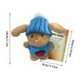 thumbnail image 2 of Mini Rabbit Plush Stuffed Animal with Gift Box and Card, 7.1in Huggable Bunny Toy for Special Occasions, Small Animal Plushie, Cute Souvenir Figurine, 2 of 2