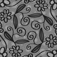 thumbnail image 1 of Ahgly Company Machine Washable Indoor Square Transitional Dark Gray Black Area Rugs, 5' Square, 1 of 7
