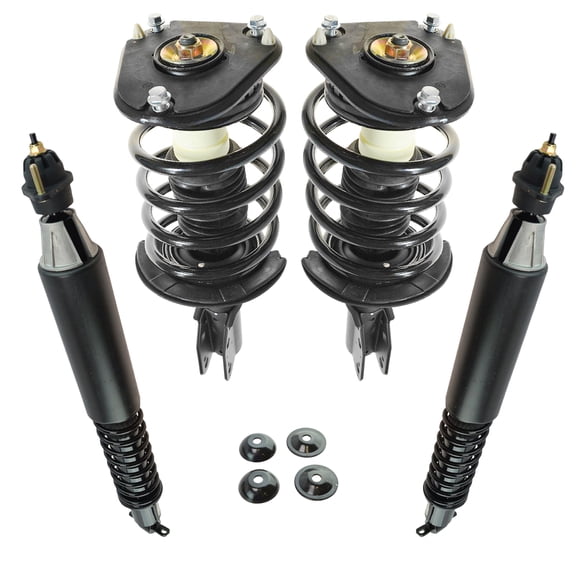 TRQ Front Shock Assemblies & Rear Coil Spring Conversion Kit for GM SKA71088