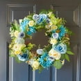 thumbnail image 7 of Sale Countdown! Summer Berry Wreath Festival Rattan Door Hanging Leaf Rattan Decorative Pendant Wreath Practical Home Decor 19.7", 7 of 7
