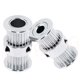 thumbnail image 1 of Seitruly Paquete de 2 20T polea de correa síncrona aleación de aluminio doble cabeza profesional Industrial 2GT 3D accesorios de rueda de impresora Kits de mantenimiento de impresoras, 1 of 6