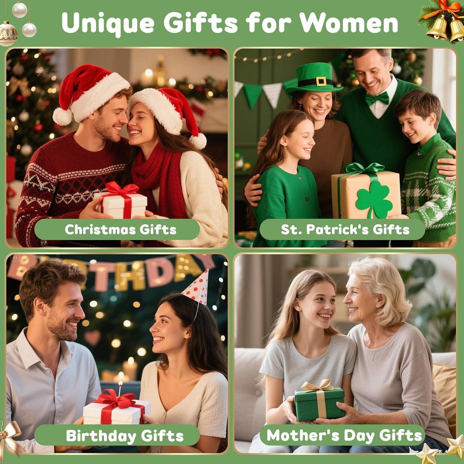 3 Wick Flameless Candles Set of 2, 4"x4" Flickering Large Flameless Candles with Remote & Timer, Dimmable Real Wax Electric Pillar Candles Battery Operated, LED Candles for Home Christmas Decor