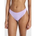 thumbnail image 2 of No Boundaries Cotton and Pointelle Thong Panties, 3-Pack, Women's XS-XXXL, 2 of 7