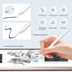 thumbnail image 4 of Paiholy Paquete de 6 puntas de lápiz mejoradas para Apple Pencil Sin desgaste Punta fina Control preciso Puntas de repuesto compatibles con Apple Pencil de 1.ª generación y 2.ª generación/iPad Pro Pen, 4 of 5