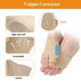 thumbnail image 1 of Corrector De Valgo, Protector De Dedos De Silicona Suave, Elástico, Reutilizable, Alivia El Dolor De Aplastamiento Para El Cuidado De Los Pies, 1 of 7
