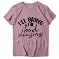thumbnail image 5 of Inverlee T Shirts Women Crewneck Dressy Casual Short Sleeve Tops Cute Solid Color Shirts Lightweight Elegant Tunic Blouse Tee Summer Fashion, 5 of 5