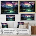 thumbnail image 4 of Designart "Northern Lights Celestial Euphony I" Landscapes Canvas Wall Art, 4 of 5