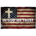 thumbnail image 1 of Anley Fly Breeze 3x5 Foot In God We Trust Flag - Religion Jesus Christian Flags Polyester, 1 of 6
