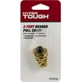 Hyper Tough 3ft Pull Chain Extension with Wooden Ball, Brass, 0.04lbs