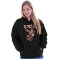 thumbnail image 3 of Popeye Bluto Basketball Game Dunk Unisex Plus Fleece Graphic Hoodie Brisco Brands 4X, 3 of 5