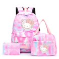 thumbnail image 1 of 3Pcs/set Sanrio Hello Kitty Teenage Girl Casual Schoolbag Large Capacity Backpack Cute Bookbag Adjustable Strap for Kid Travel, 1 of 5