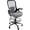 Dark Drey, variant on HUANG Heavy Duty Drafting Chair, 5" Thickened Seat, Flip-Up Arms, Lumbar Support, Footrest Ring, 400 lbs, Grey