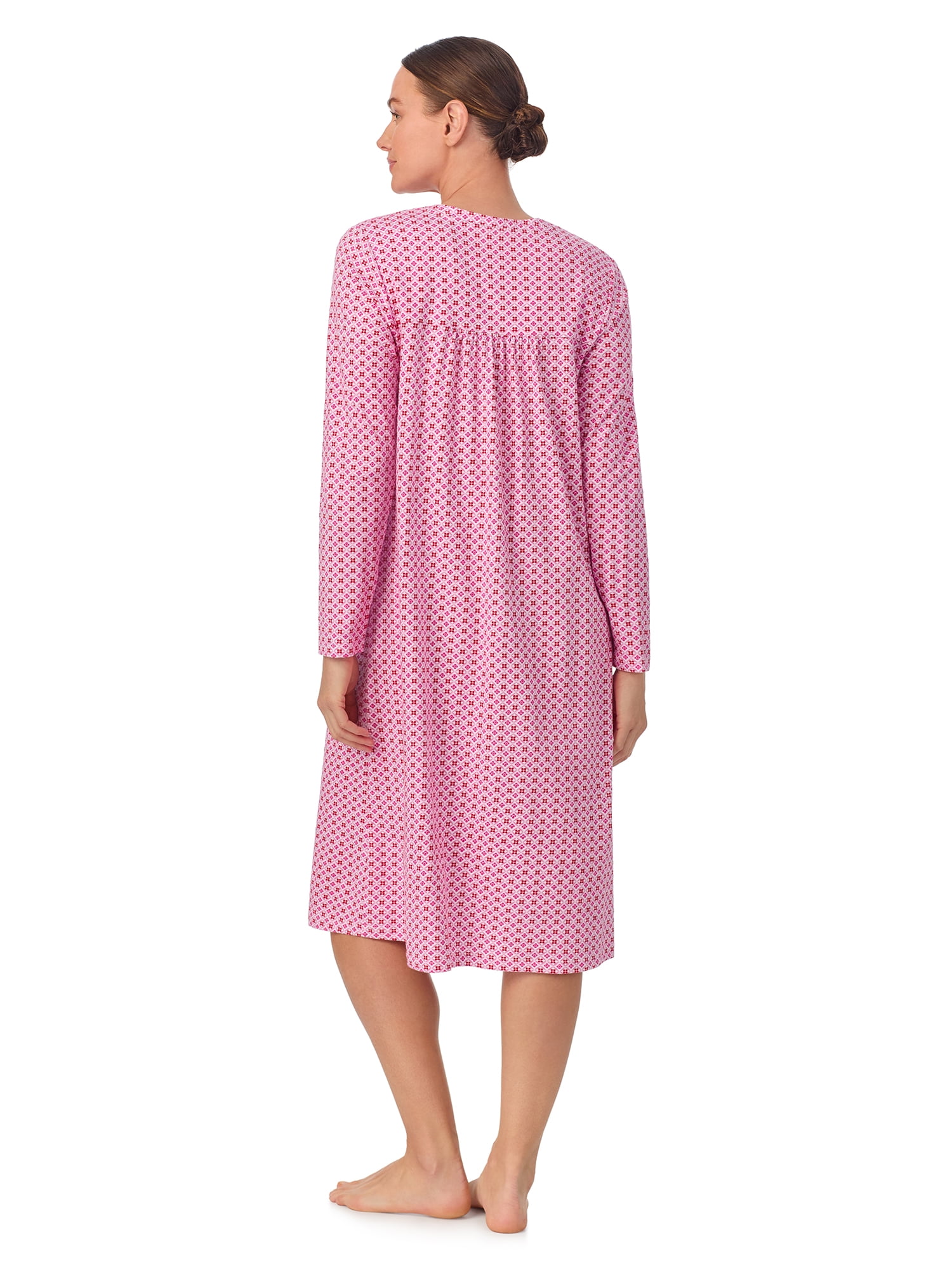 Aria Women’s 100% Cotton Long Sleeve Ballet Nightgown, Sizes XS-5X