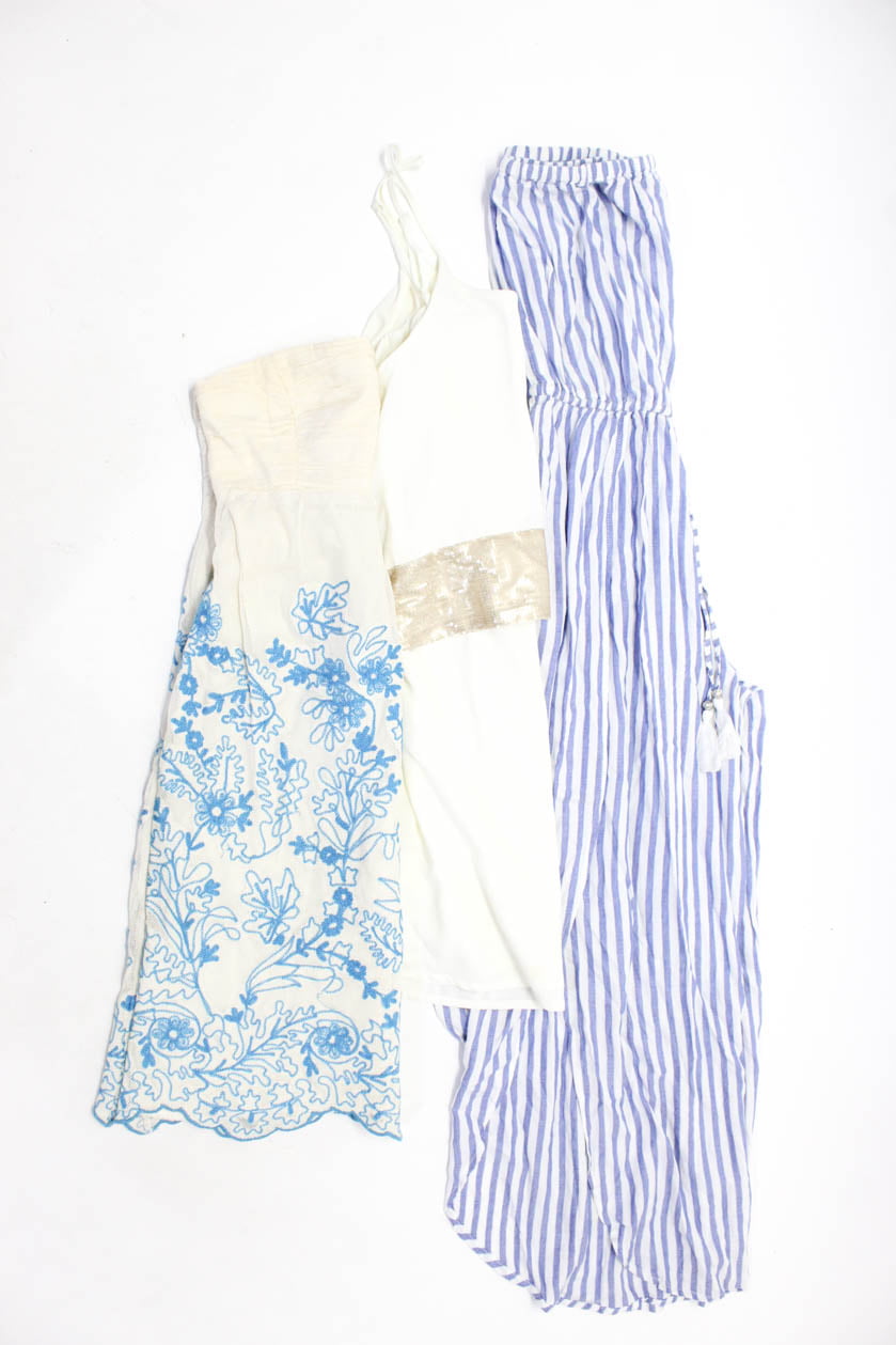 Pre-owned|Vanessa Virginia Esley Blue Island Womens Dresses Jumpsuit Size M 0 Lot 3 - Walmart.com