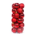 thumbnail image 6 of 24Pcs Christmas Tree Balls Ornaments for Xmas Christmas Tree 30mm/1.18" Shatterproof Christmas Tree Decorations Hanging Ball for Holiday Wedding Party Christmas Tree Christmas Decorations Clearance, 6 of 8