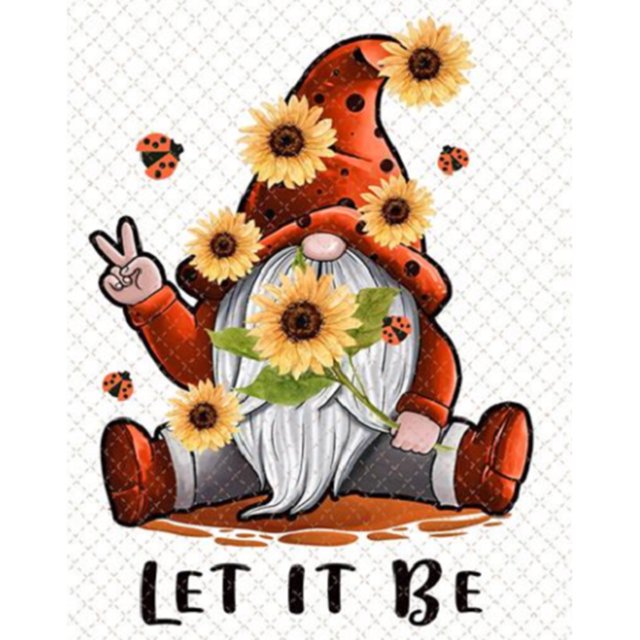 Pintura de diamante (DB1738) DIY 5D Gnome Square Mosaic Home Decor (B906) 45x60cm Hugtrwg Para estrenar