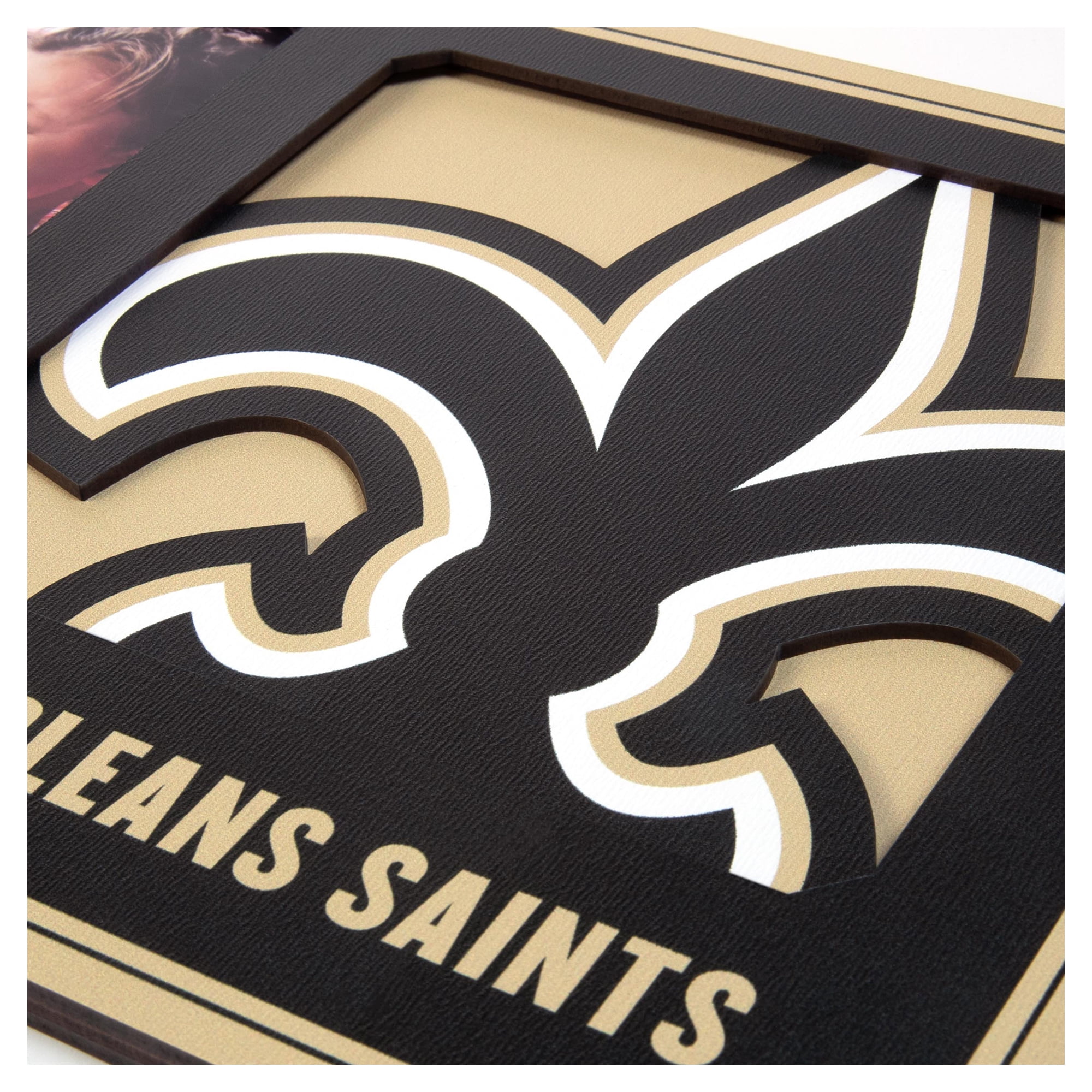 IDNA New Orleans Saints 3D Logo Series Picture Frame