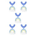 thumbnail image 3 of Cepillo de dientes en forma de U Advancent para niños de 2 a 6 años boca completa suave doble cara Azul 5Conjunto, 3 of 6