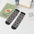 thumbnail image 7 of Fuzoiu Funny Owls Print Adult Socks, Crew Moisture-wicking Socks, Unisex Cushion Crew Socks,Casual Sports Ankle Socks, 7 of 7
