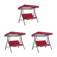 thumbnail image 1 of Yuarrent Cubierta de asiento abatible, toldo impermeable para sombra de sol, hamaca para patio exterior, Protector de toldo de repuesto a prueba Rojo 3Conjunto, 1 of 6