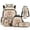 Kawaii Capybara, variant on Bulopur 17 Inch 4 Piece Backpack Set Sunflower Bee Axolotl Print School Bookbag with Lunch Box, Water Bottle Holder and Pencil Case for School Daily Use