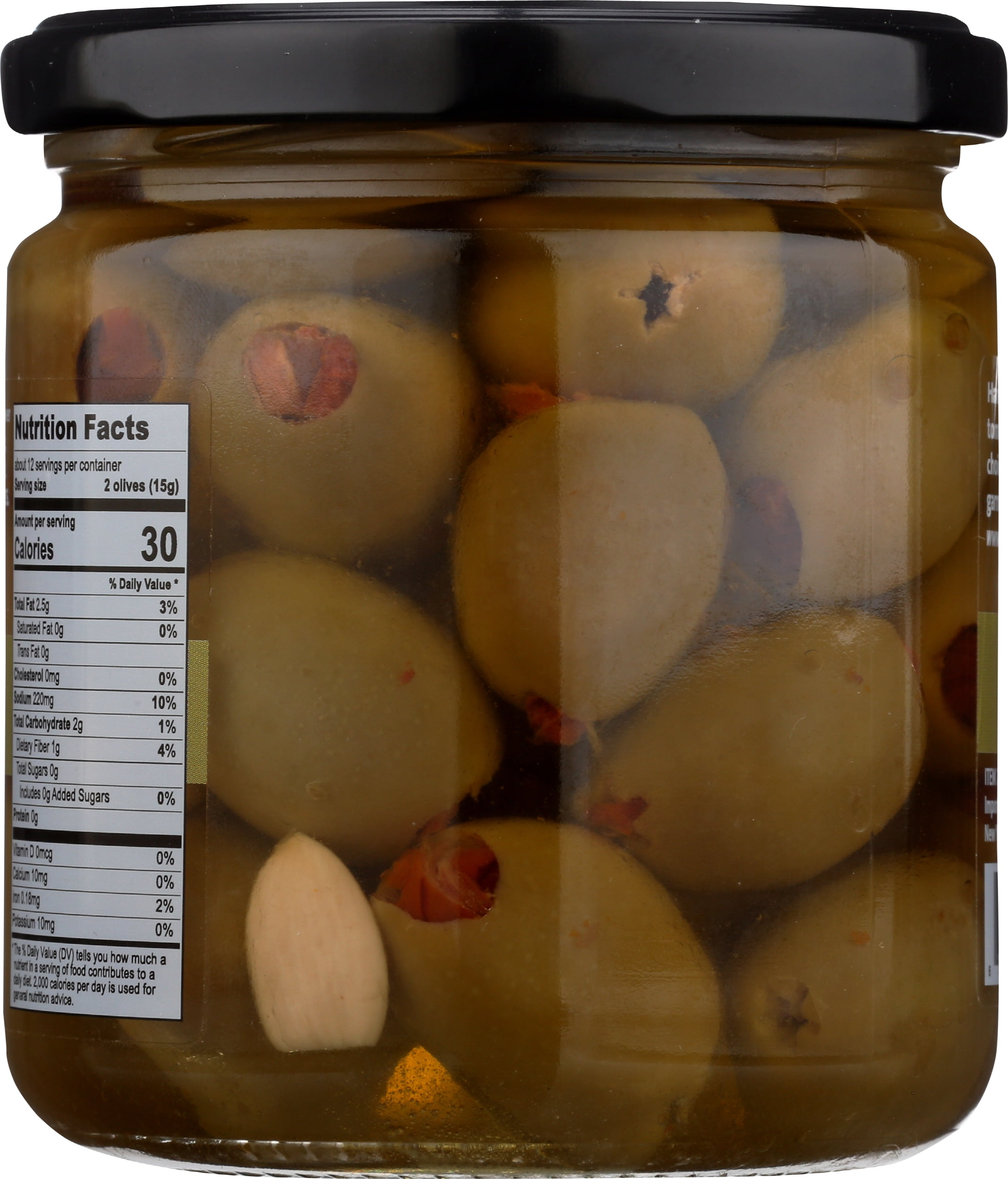 Pack of 6, Divina Sundried Tomato Stuffed Olives, 12.9 oz
