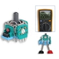 thumbnail image 3 of ARCADORA Wireless Controller Analog Stick Joystick Replacement for PS5, Green, 3 of 12