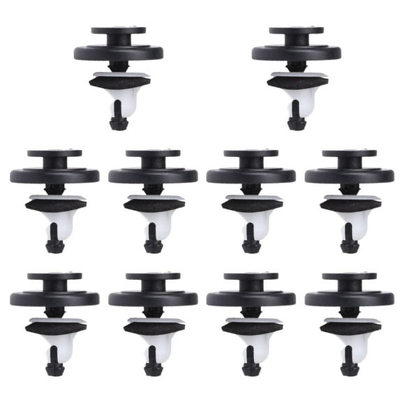 CENL Tailgate Spoiler Clip Tailgate Garnish Clips 91513-T6A-003 For Honda for Civic for CR-V HR-V 10 Pcs Tailgate Spoiler Clips